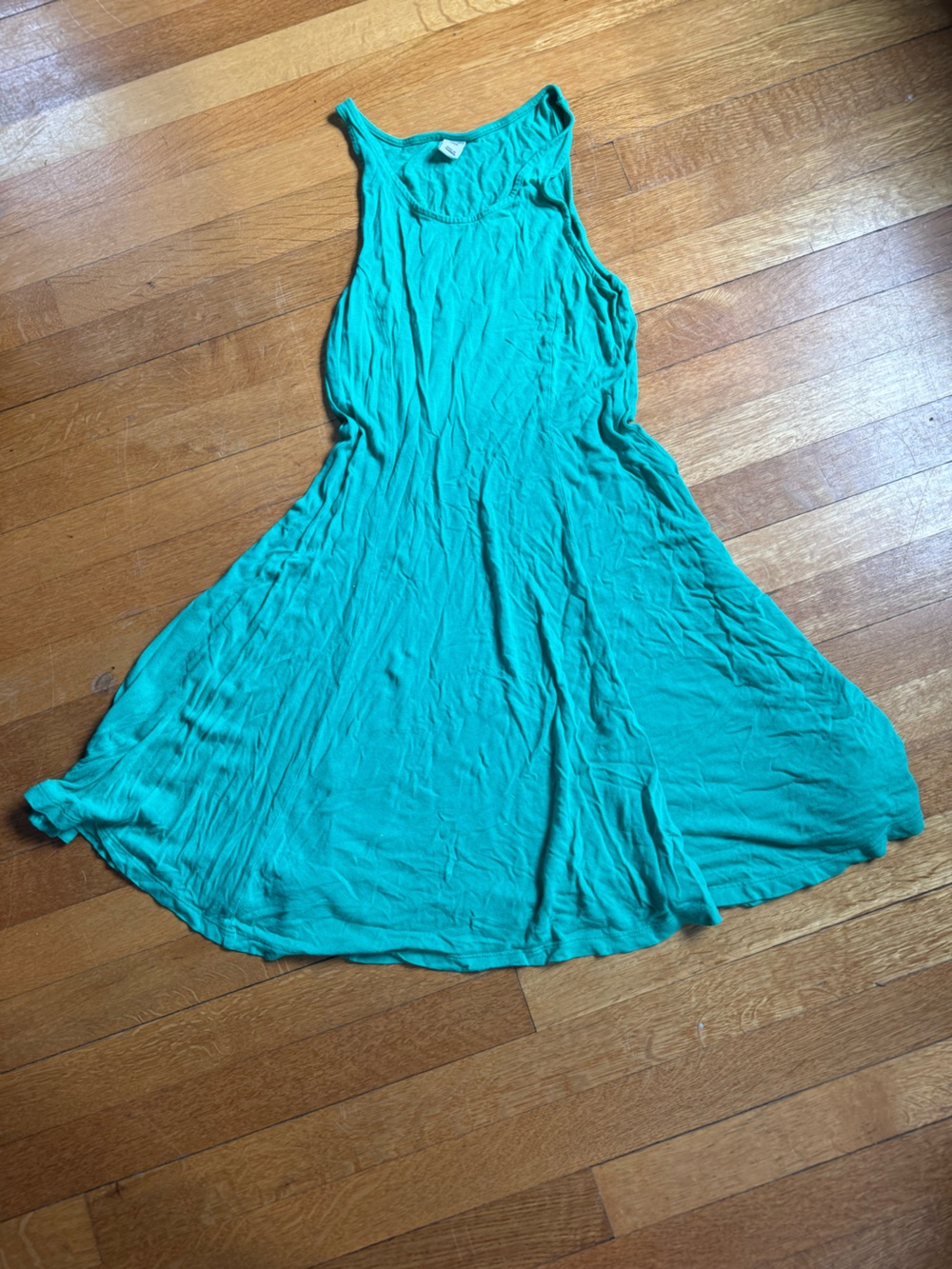Women’s Sleeveless Swing Dress - Green
